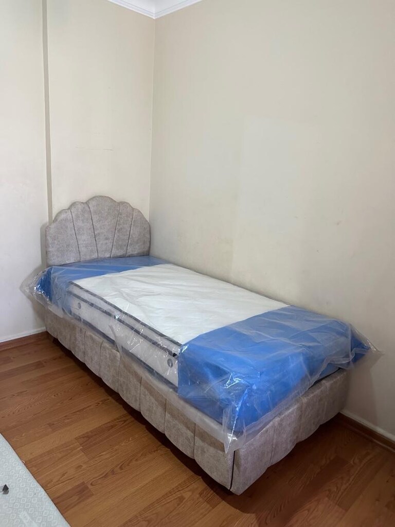 ultra lüks tek kişilik 90x190 baza başlık yatak sıfır ürün ambalıjında - 4
