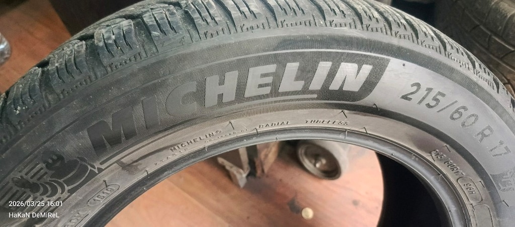 215 60 17 Michelin takım - 3