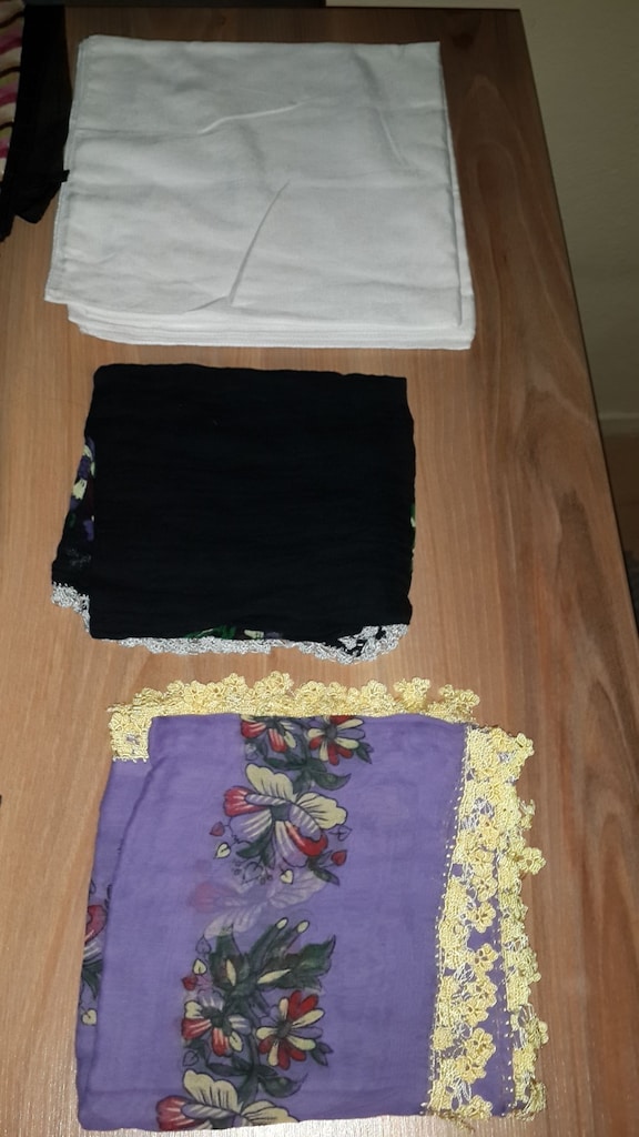 17 adet tülbent Sıfır - 9