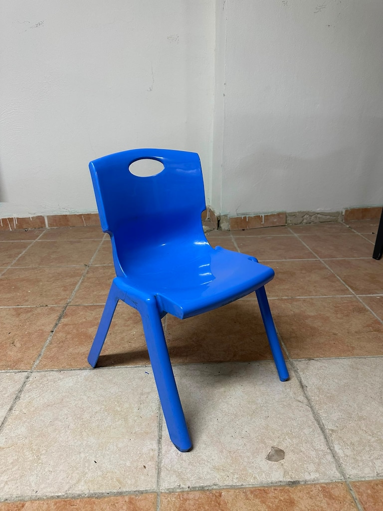 KLAS OFİS ÜSKÜDAR MAVİ PLASTİK ANAOKULU SANDALYESİ - 2