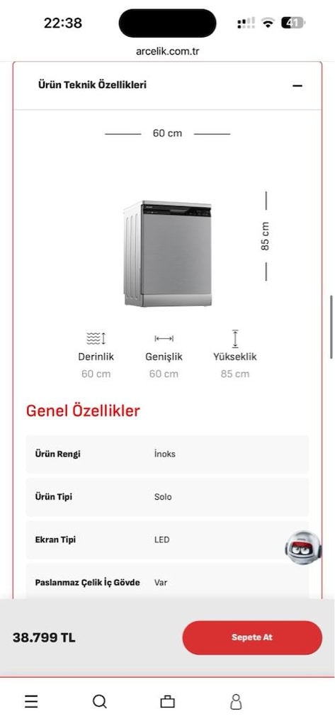 Sıfır Arçelik bulaşık makinesi garantisi başlatılmadı - 7