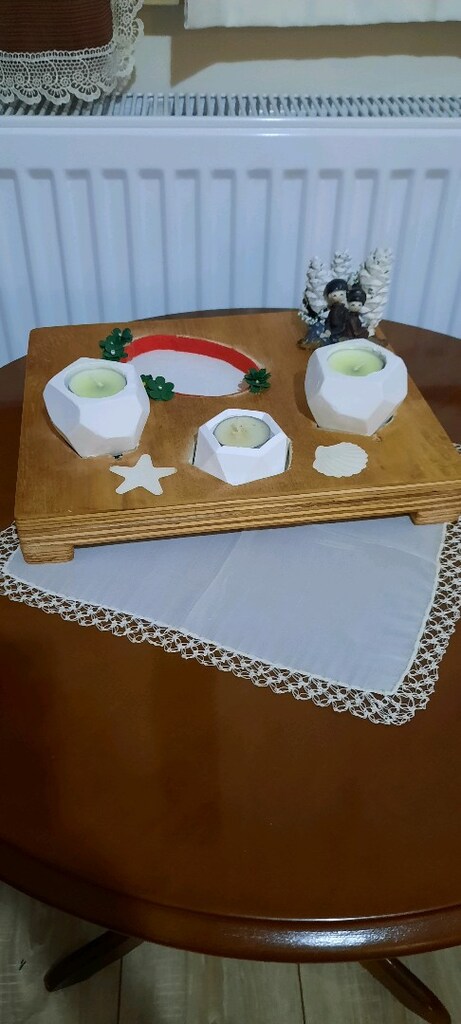 özel romantik sunum tablası dekoratif ürünler - 3