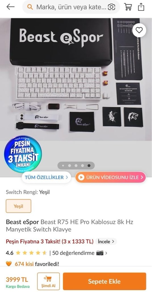 KASA FİYATINA FULL SET - 3