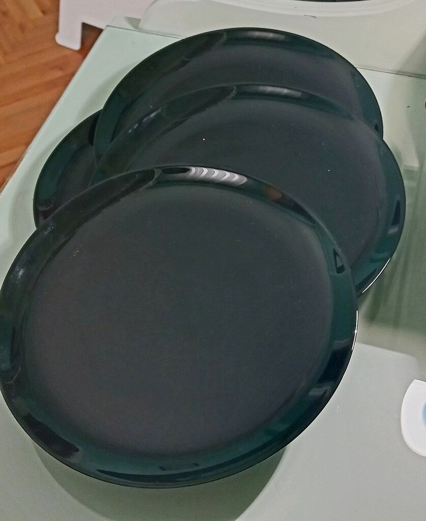 arcopal 4'lu siyah servis tabağı - 3