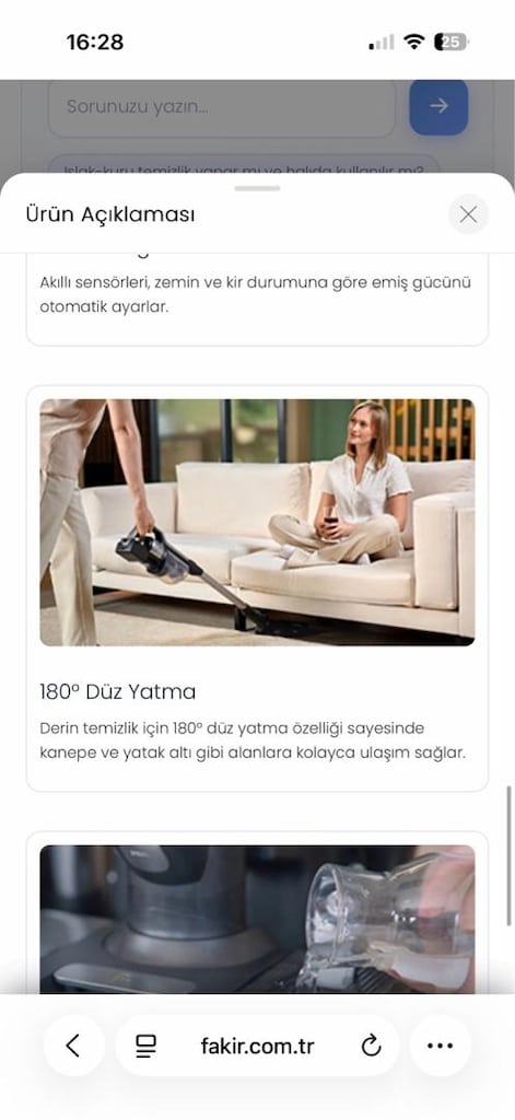 2 DEFA KULLANILDI GARANTİLİ FAKİR DİJİTAL ISLAK-KURU SÜPÜRGE - 4