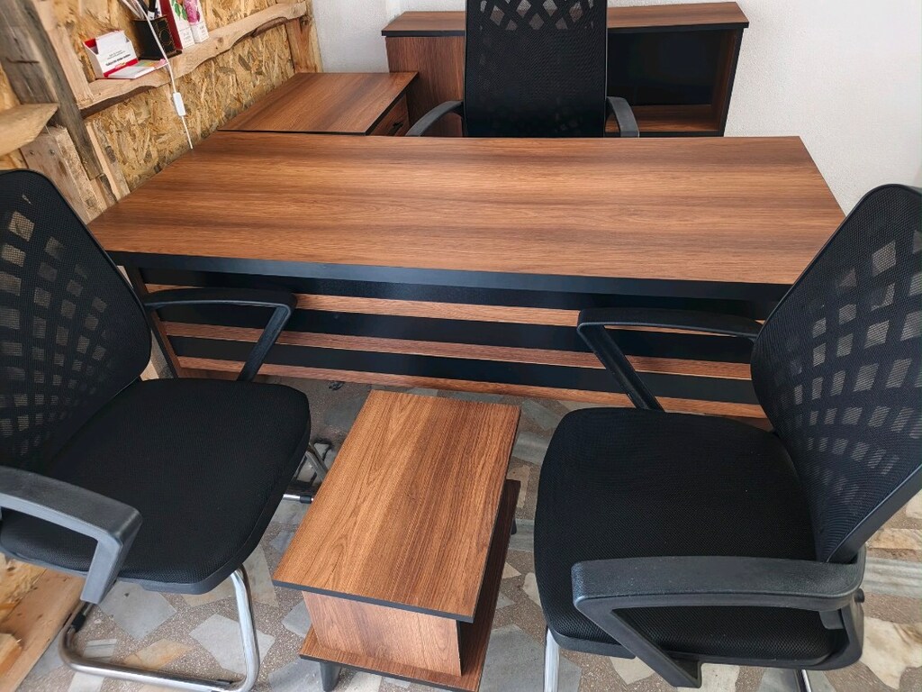 3 GÜNLÜK SIFIR 7 PARÇA OFİS TAKIMI dekorasyon nedeniyle satıyorum - 11