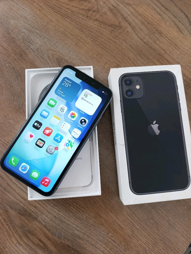 iPhone 11 128gb temiz sorunsuz Kutu ve telefon verilecek - 2