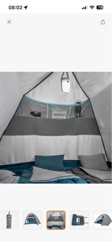 Decathlon Quechua Fresh&Black 3 Kişilik Çadır - 3