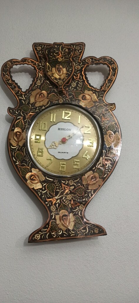 hislon. bakır duvar saati - 2