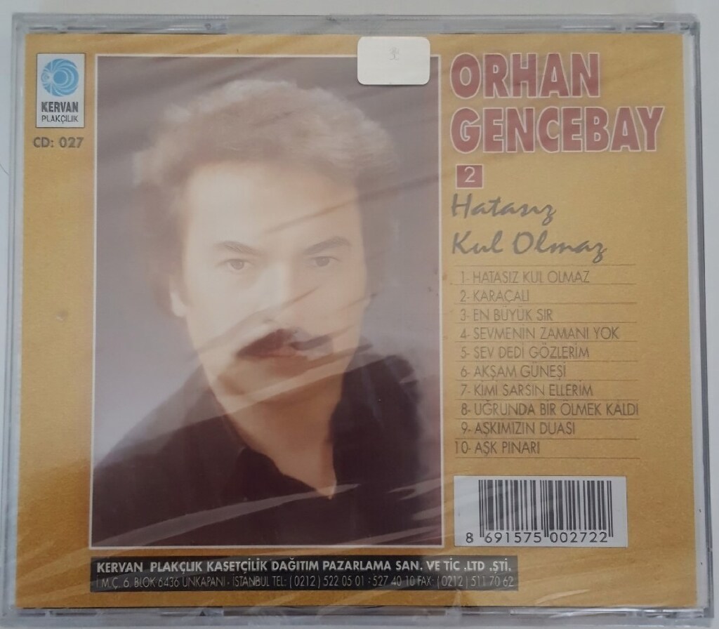 Orhan gencebay - hatasız kul olmaz - ambalajında sıfır cd - 2