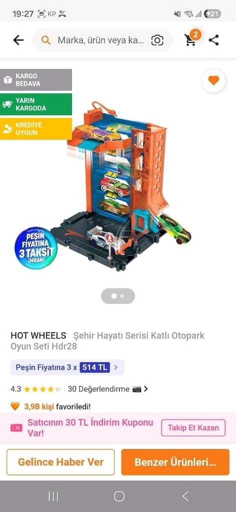 Çocuk araba otopark garaj oyunu - 3