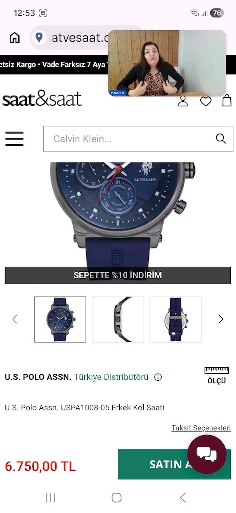Us polo orijinal kol saati - 2