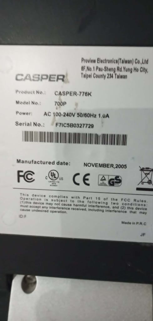 CASPER MONİTOR 14 İNC FAAL ÇALIŞIR DURUMDA PAZARLIKSIZ 1500 TL - 6