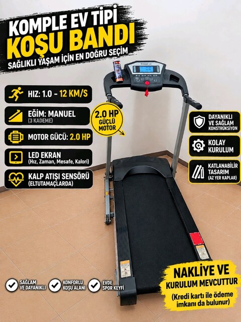 DYNAMİC SLİM KOŞU BANDI TEMİZ SORUNSUZ