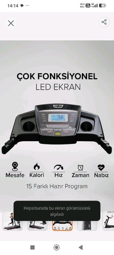 hiç kullanılmamış 8 aydır boşta bekleyen koşu bandı - 4