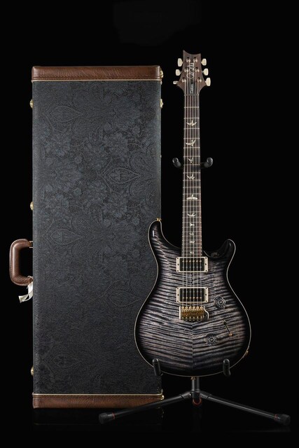PRS Custom 24 Charcoal Burst 10 Top NEW