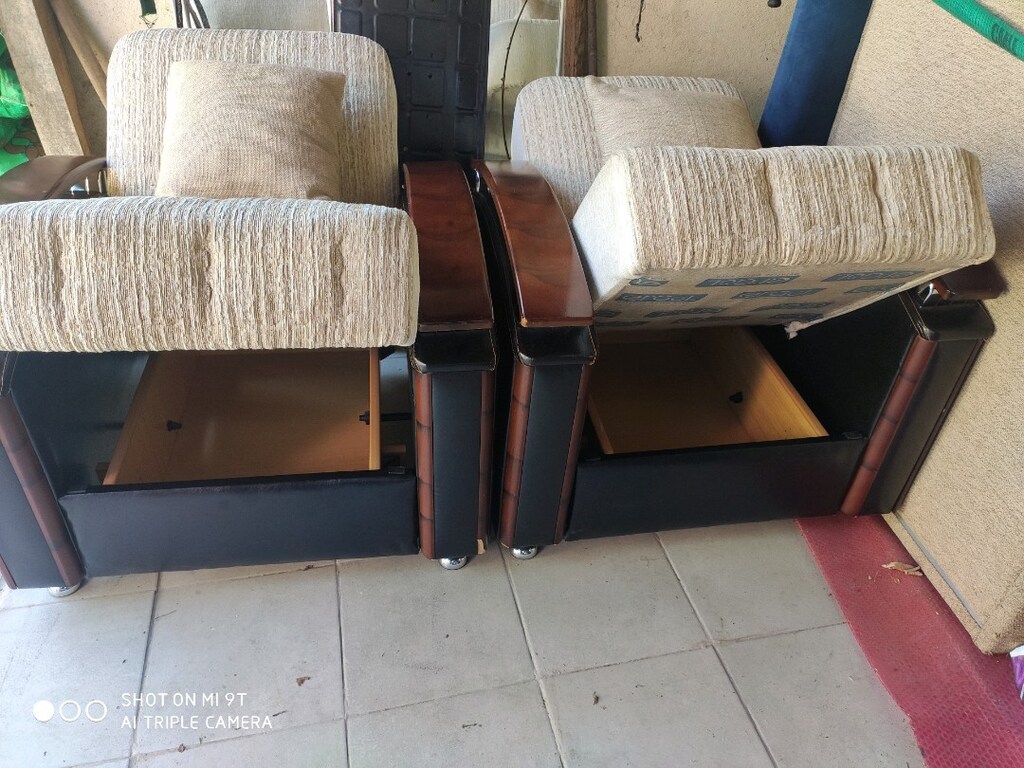 tekli koltuklar sandıklı yatak oluyor tertemiz saglam - 5