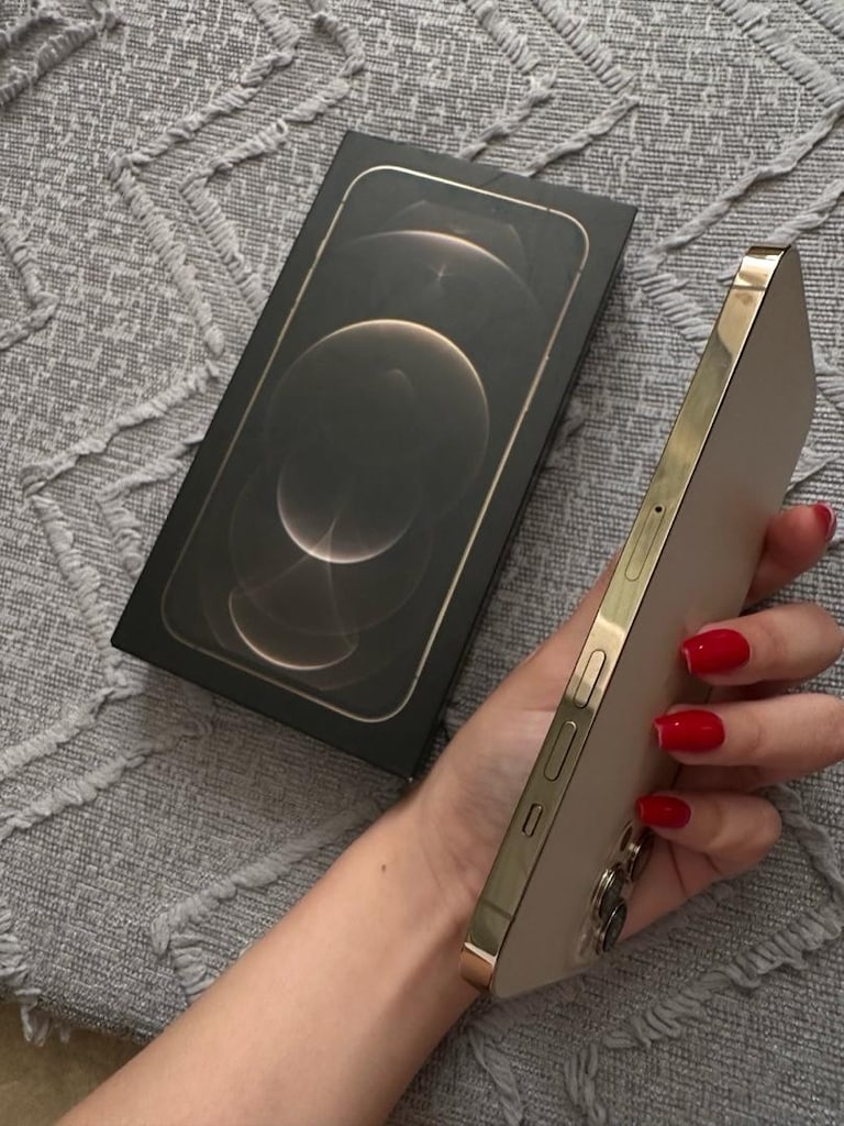 iPhone 12 pro max gold tr cihazı - 3