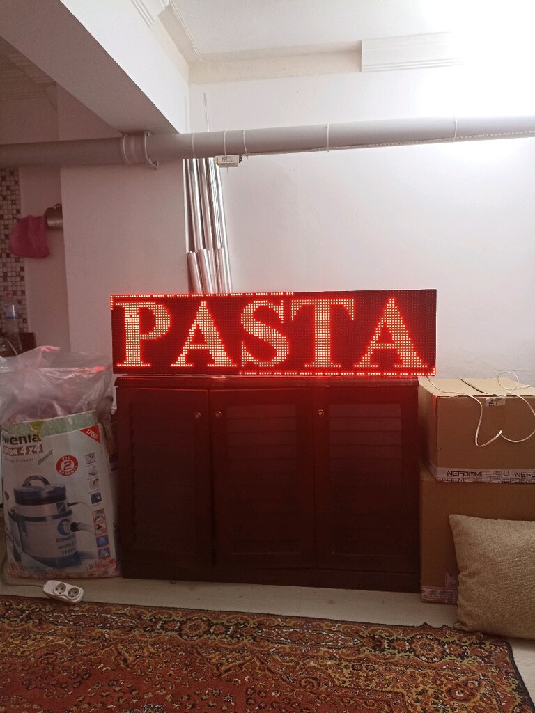 32x128cm led tabela kayan yazı tek yönlü - 9