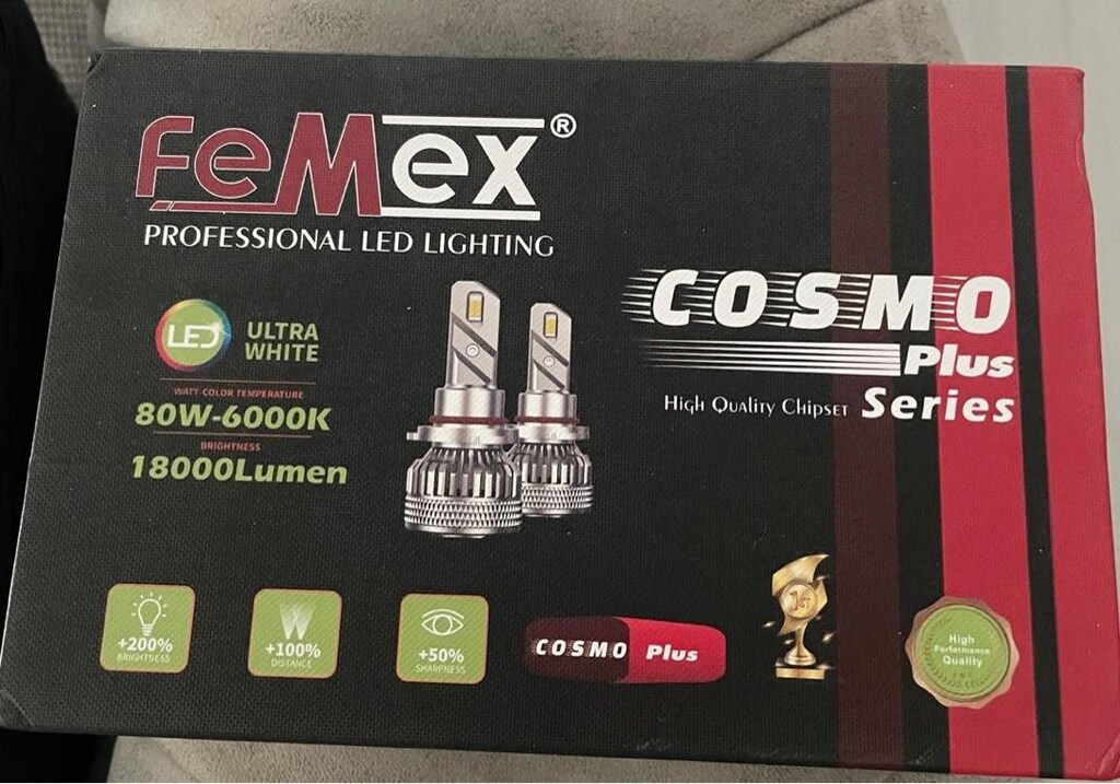 Femex led far ampulü tek beyaz 18000 lümen - 2