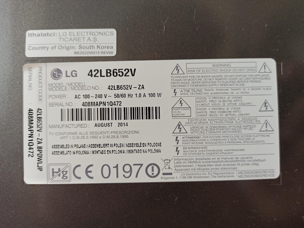 LG 42LB652V 42 inç Full HD Smart LED TV (Arızalı) - 3