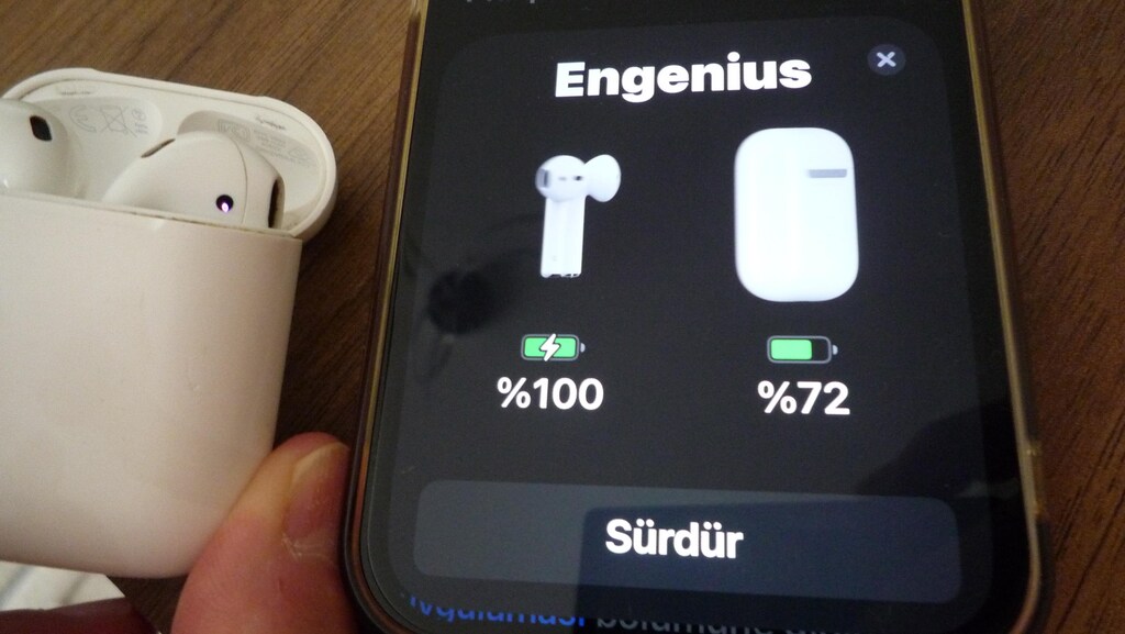 Airpods 2. Nesil Model A2031 Bluetooth Kulaklık - 5