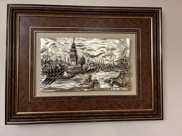 İstanbul / Osmanlı Panoraması Rölyef Tablo – İtalyan Yapımı