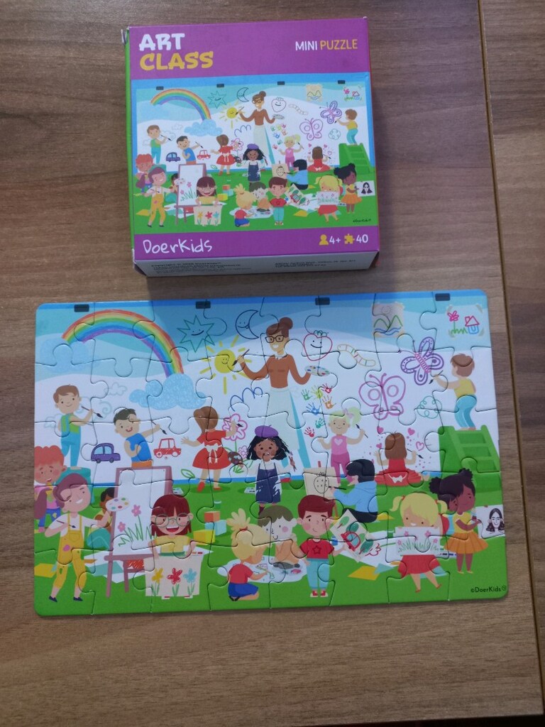 5 adet 40 parça mini puzzle - 6