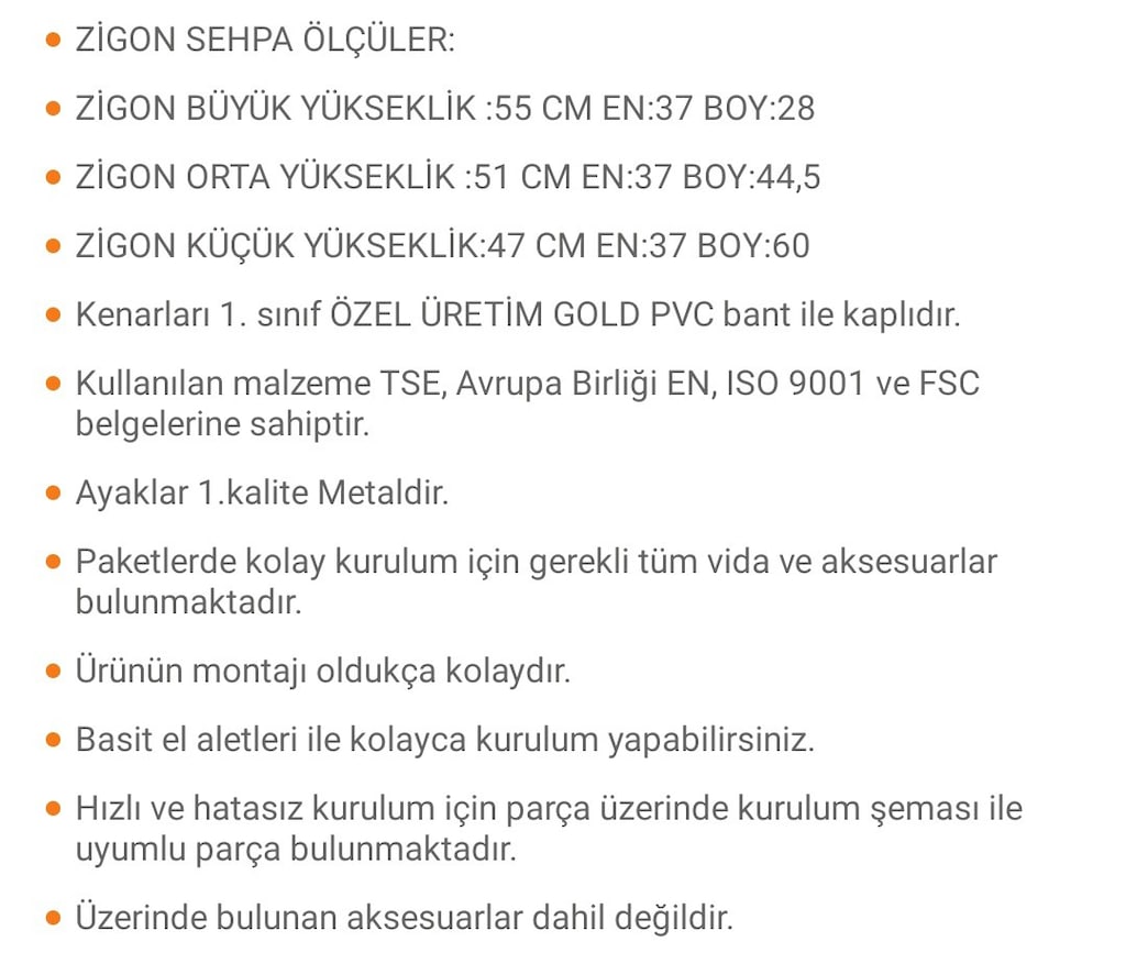 Gold Kare Ceviz Model 3 lü Zigon Sehpa - 7