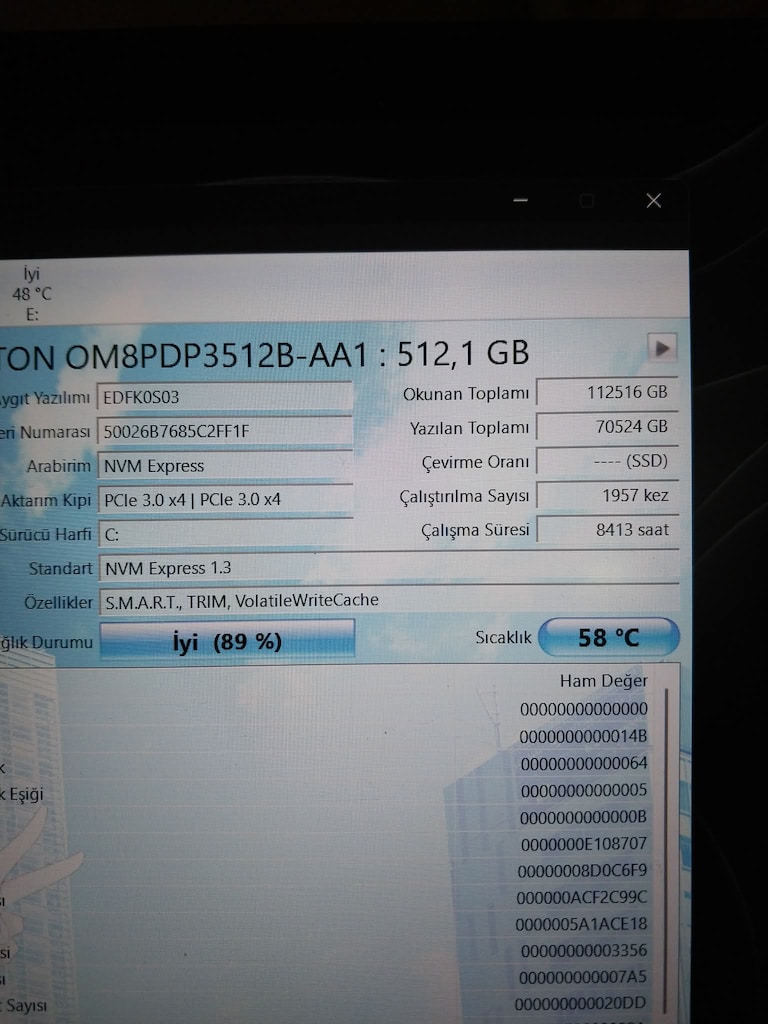 Temiz Kullanılmış ACER Nitro 5 | Geforce RTX 3050 | Ryzen 5 5600h - 3