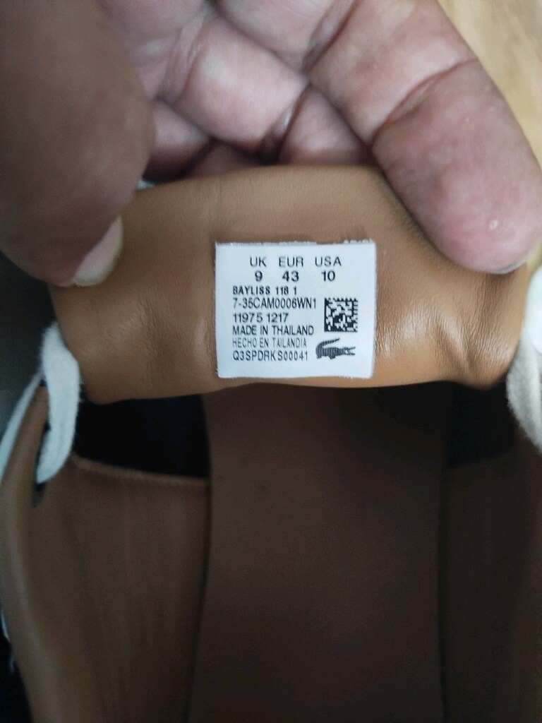 LACOSTE DERİ SNEAKER ORJİNAL - 3