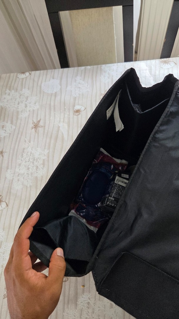 Btwin bisiklet yan çanta 2 x 20 litre siyah - 4