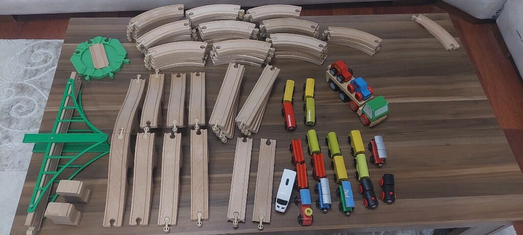 İkea Akşap tren set 4 set ve fazlası - 11