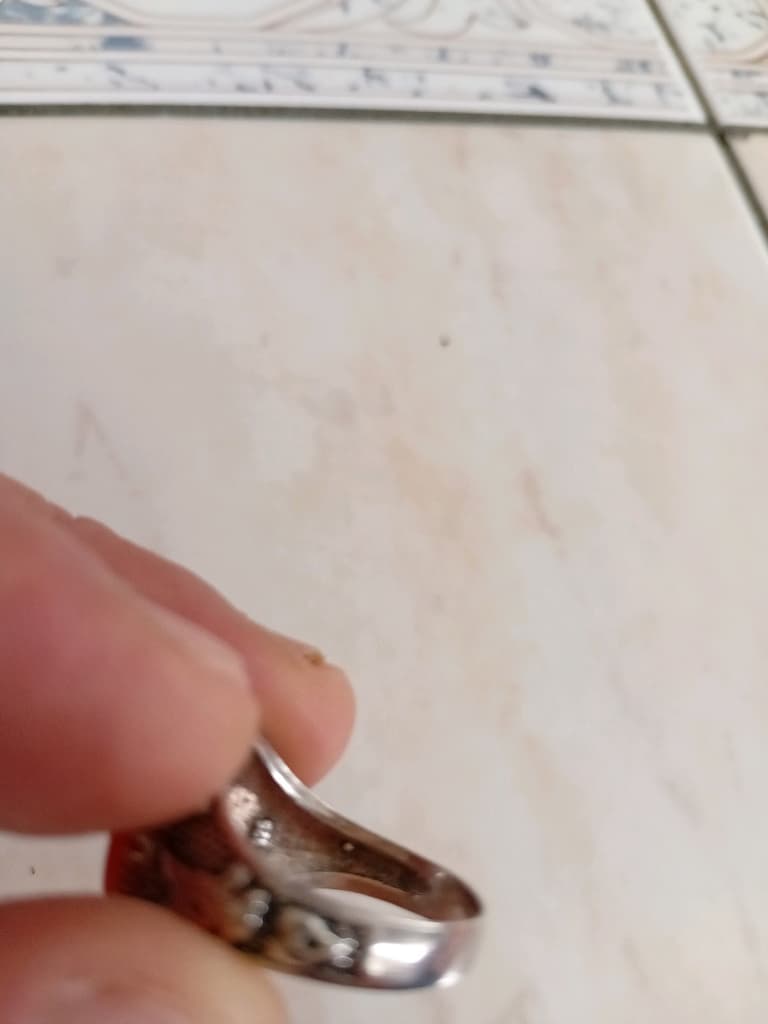 2ad tek fiyat gümüş yüzük - 7