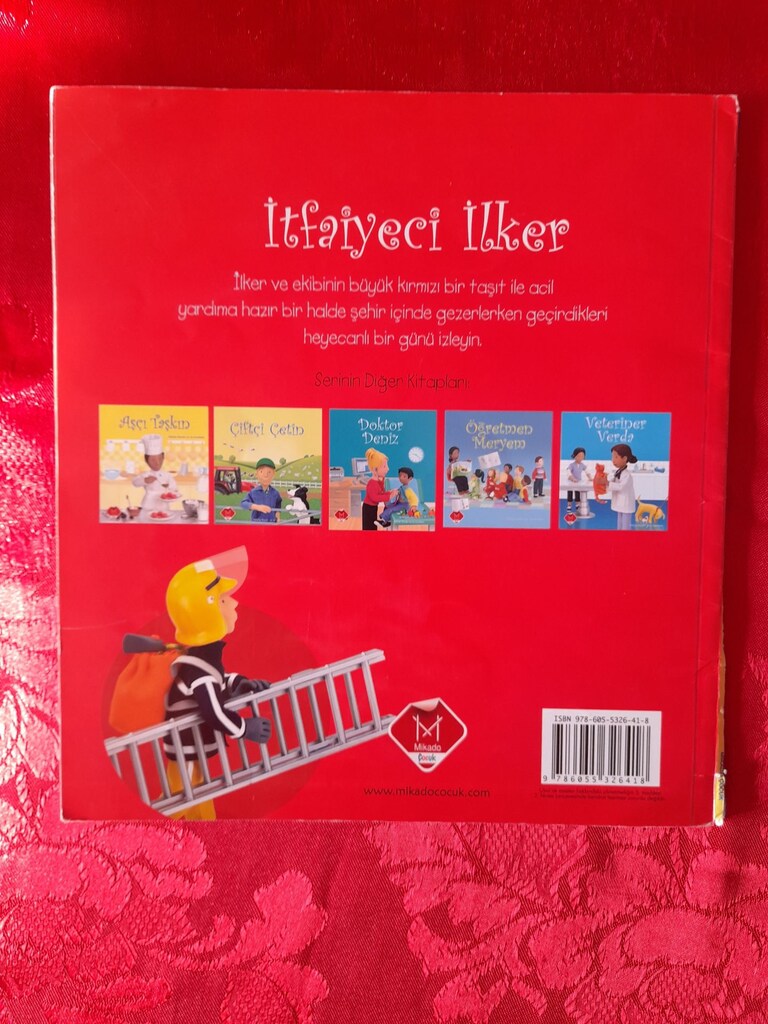 İlkokul 1-2.sınıf çocuk hikaye kitabı İtfaiyeci İlker - 2