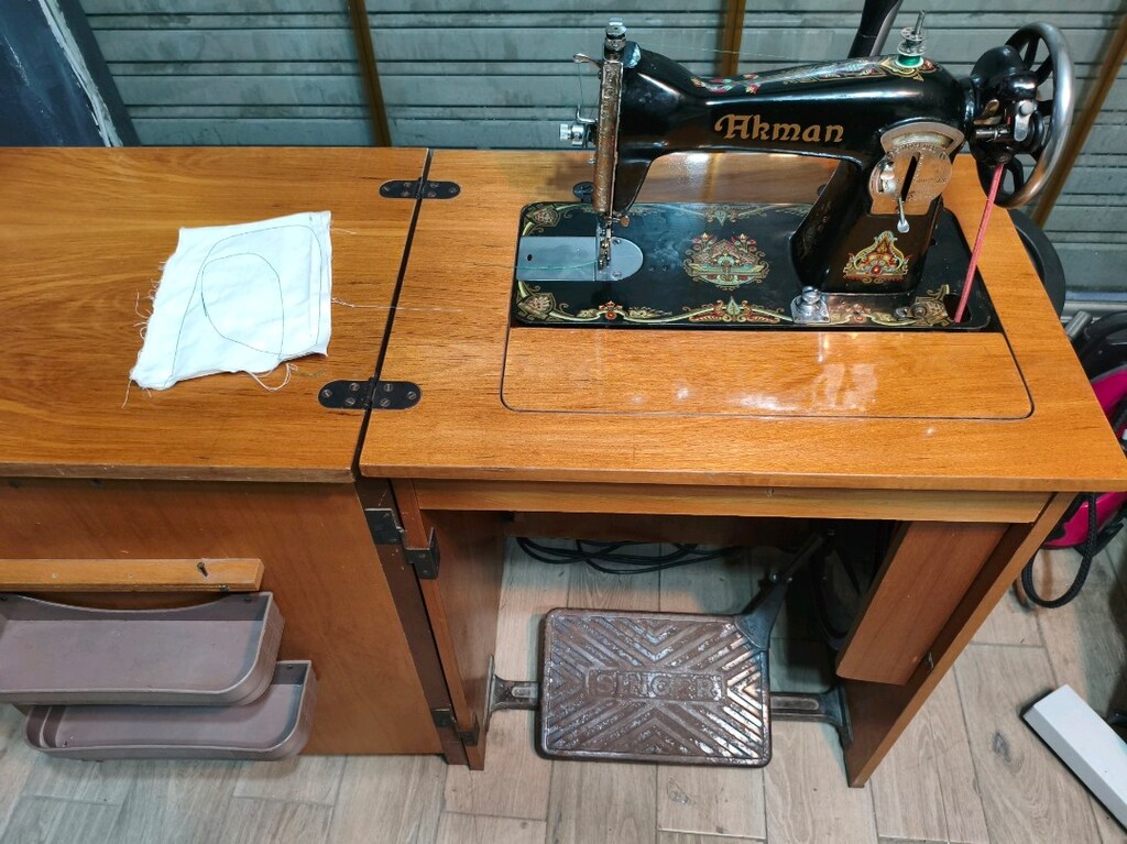 kabinli düz dikiş makinesi - 2