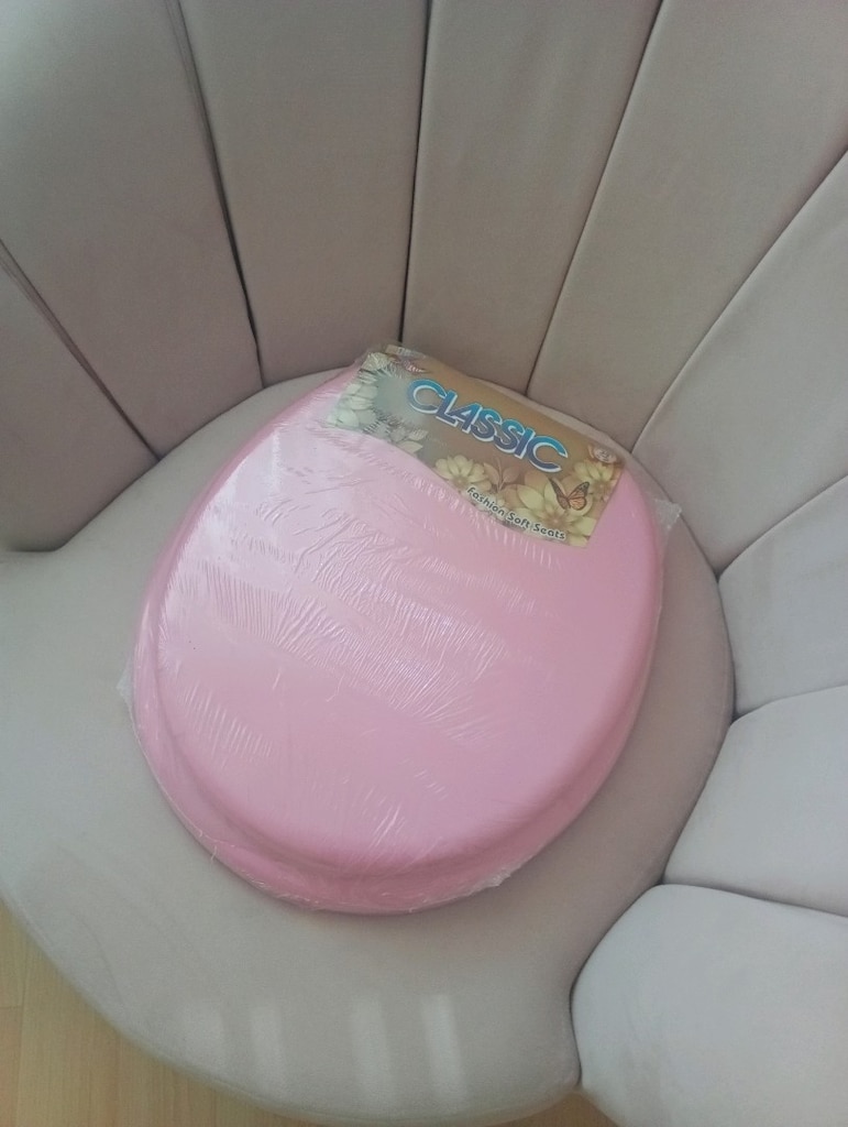 klozet kapağı pembe - 2