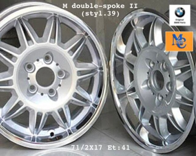 BMW 3' E36,Z3 M çift kollu II stil;39/36112228150 ORJINAL JANT