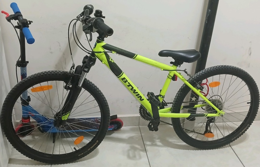 btwin çocuk bisikleti 24 jant Decathlon YENİ GİBİ - 11