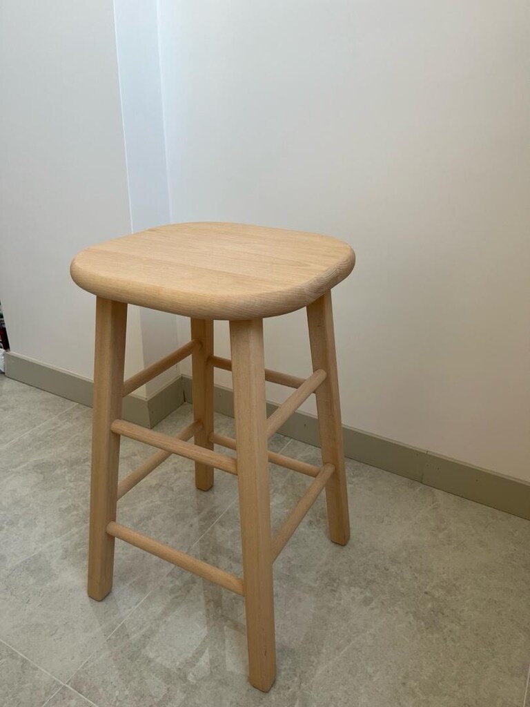 60 cm Ahşap Bar Taburesi - 2