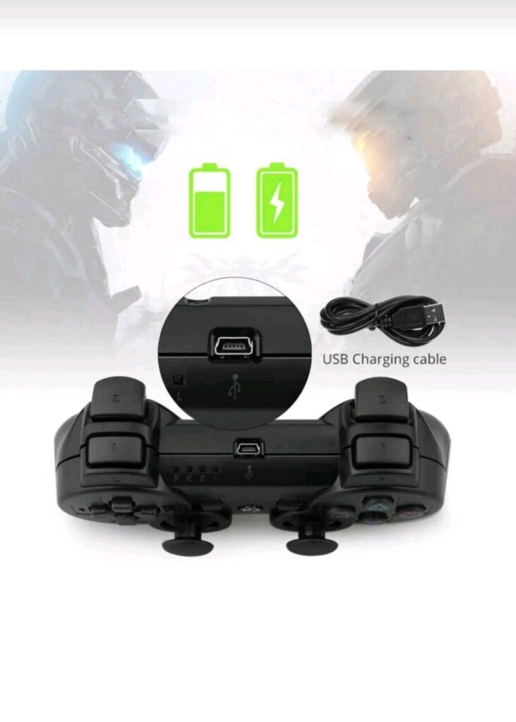 Dualshock PS3 joystick Bluetooth kablosuz oyun kolu(Sıfır&kapalı kutu) - 4