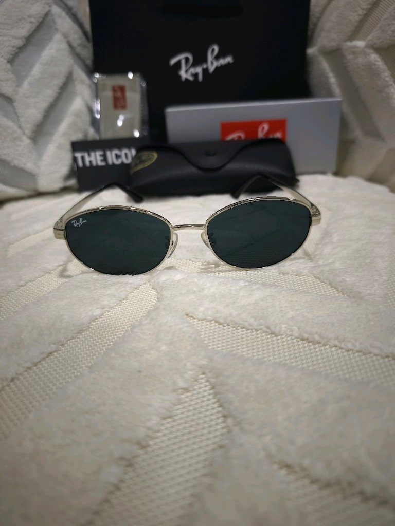 Ray-Ban 3774D Oval Metal Güneş Gözlüğü - 4