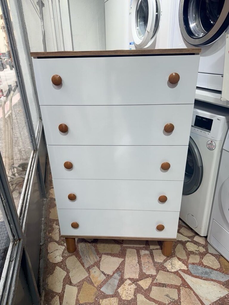 5 çekmaceli gizli aynalı bohem şifonyer - 4