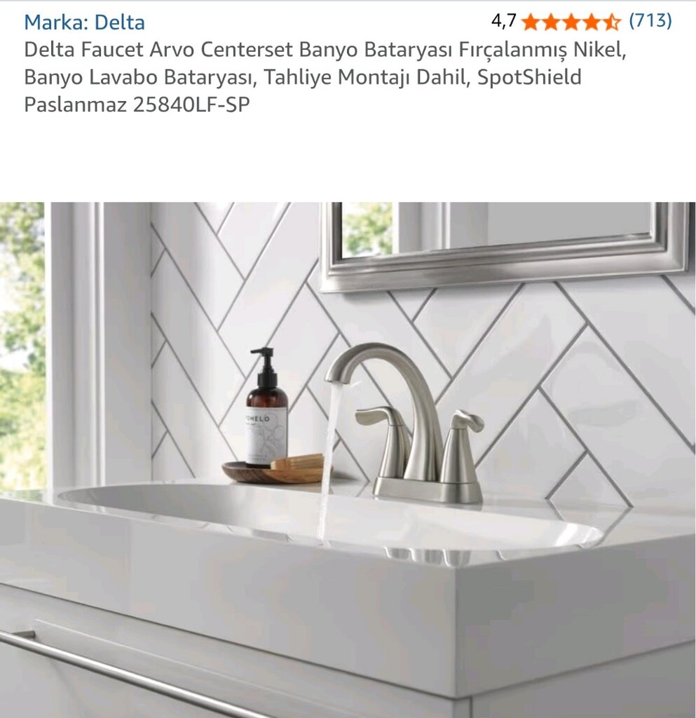 Sıfır Delta Arvo Banyo Bataryası Abd malı - 4