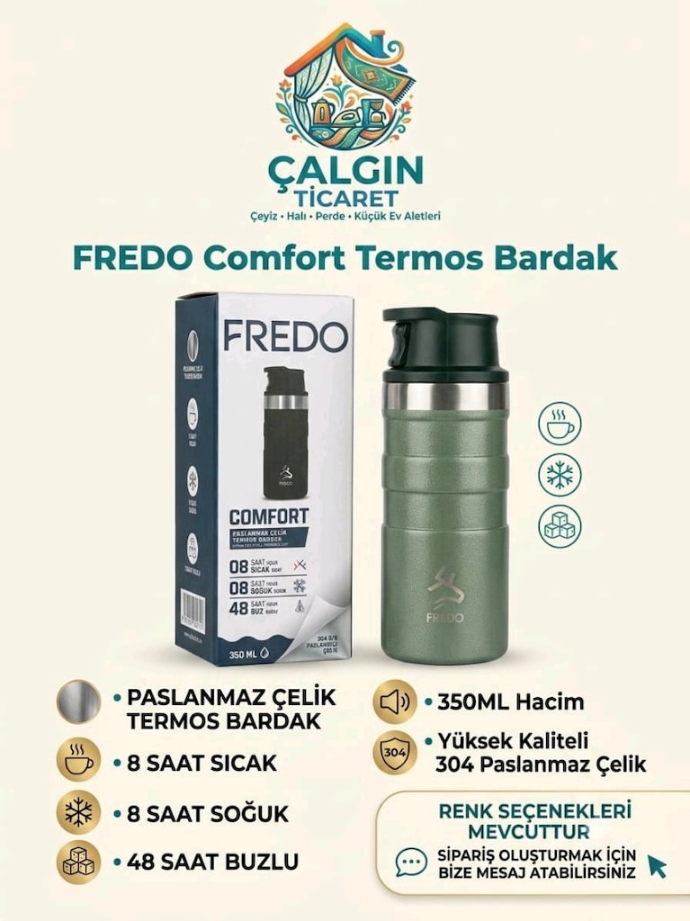 350ML FREDO TERMOS BARDAK