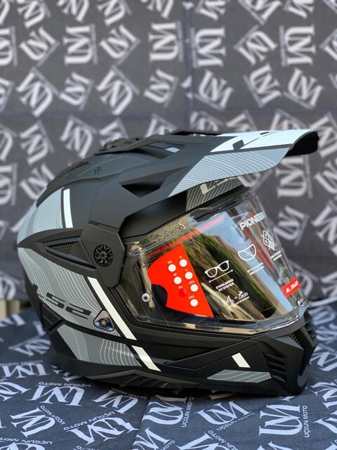 LS2 PIONEER GÜNEŞ GÖZLÜKLÜ CROSS KASK
