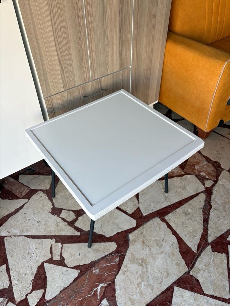sıfır ürün 60x60 katlanır portatif piknik masası - 4