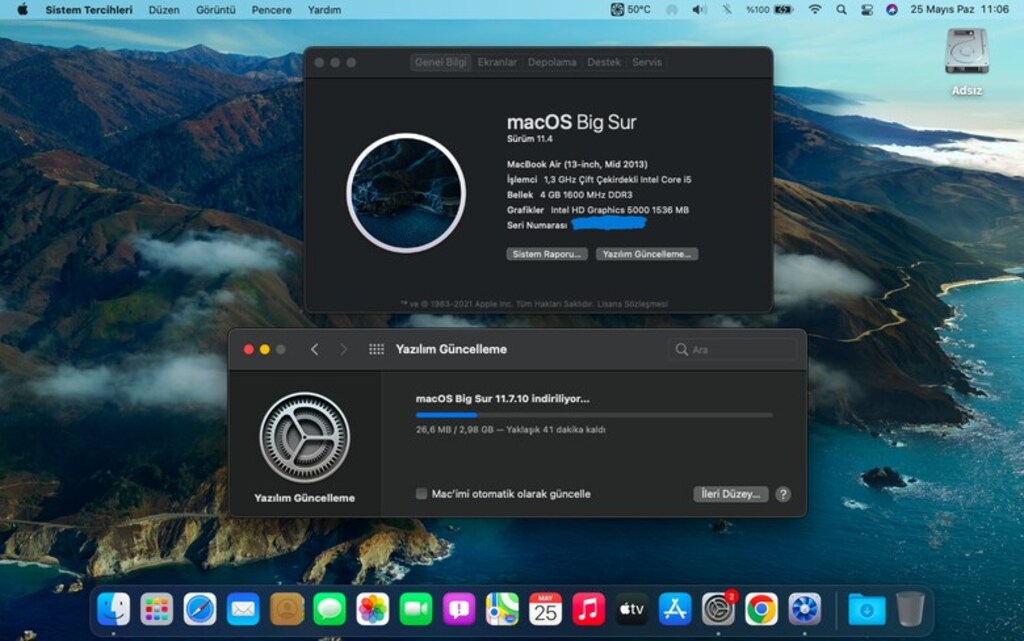 apple macbook air - 13 inç - 2013 -macOS + windows - 3