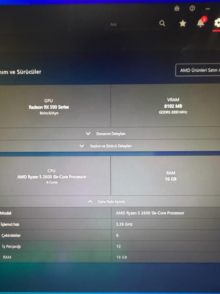 BÜTÇE DOSTU KASA RYZEN 8GB GPU - 3