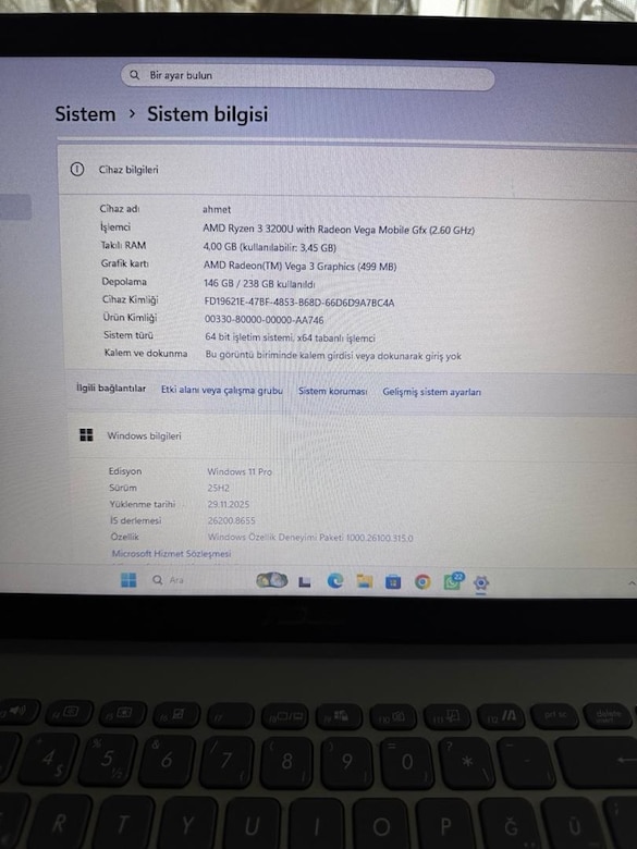 ASUS D509DA TEMİZ DİZÜSTÜ BİLGİSAYAR - 3